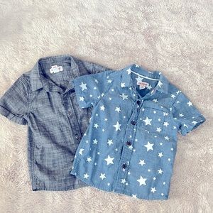Bundle of (2) Chambray Button Ups